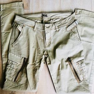 Diesel slim cargo pants size 27